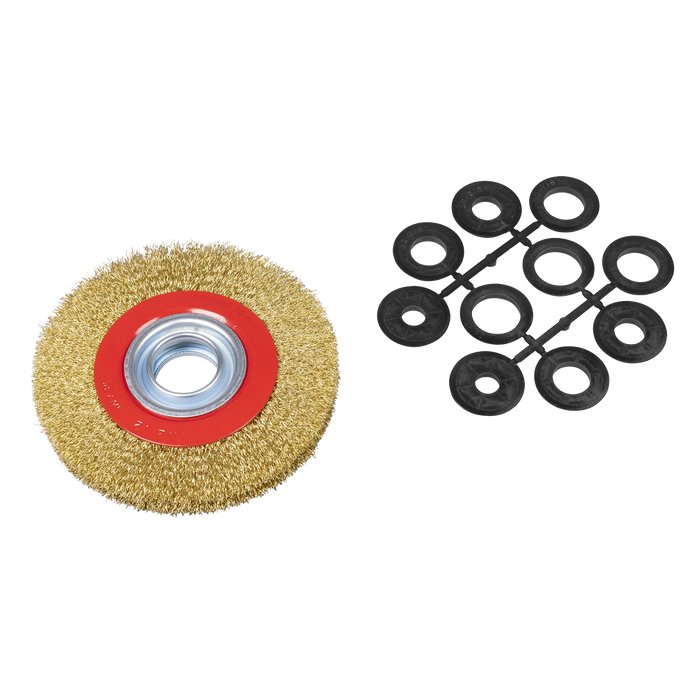 150 x 20mm Crimped Wide Wire Wheel 32mm Bore | BG150/WW2