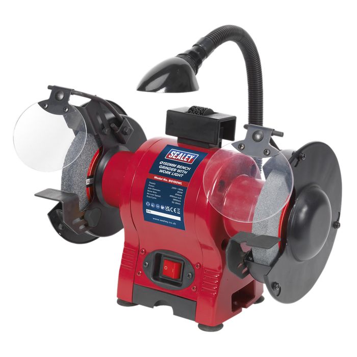 150mm Bench Grinder with Worklight 250W/230V | BG150WL