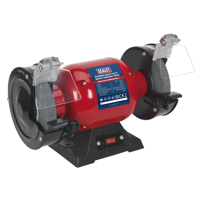 150mm Heavy-Duty Bench Grinder 450W/230V | BG150XD/99