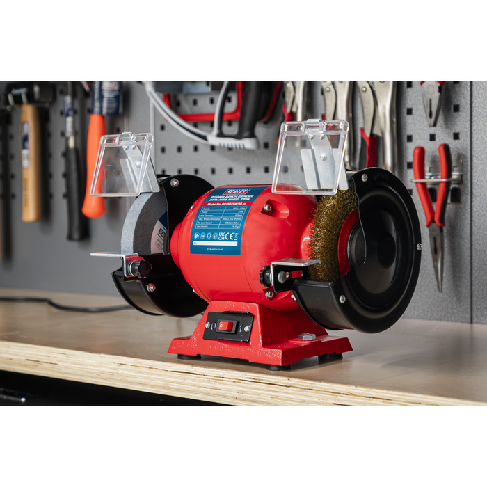 150mm Bench Grinder with Wire Wheel 370W/230V | BG150XLW/98