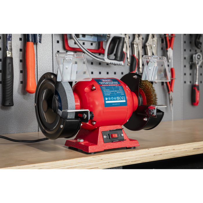 150mm Bench Grinder with Wire Wheel 370W/230V | BG150XLW/98