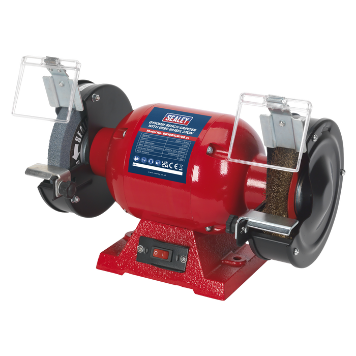 150mm Bench Grinder with Wire Wheel 370W/230V | BG150XLW/98