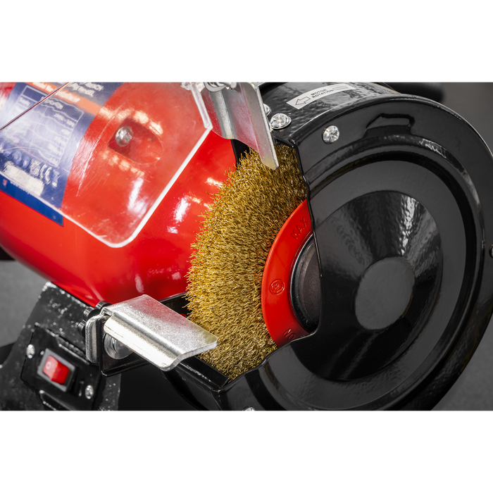 150mm Heavy-Duty Bench Grinder with Wire Wheel 450W/230V | BG150XW/99