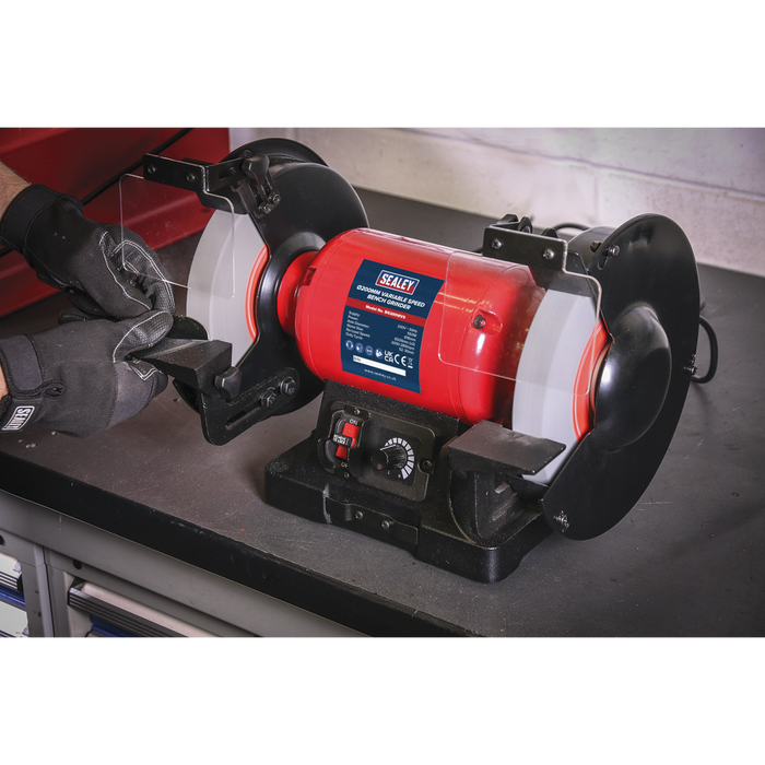 200mm Bench Grinder with Variable Speed 550W/230V | BG200WVS
