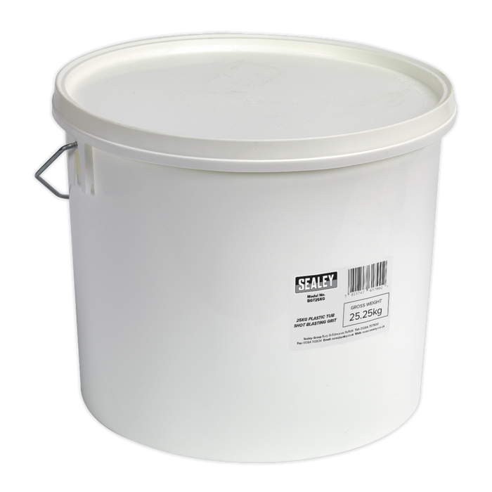Shot Blasting Grit Tub 25kg | BGT25KG