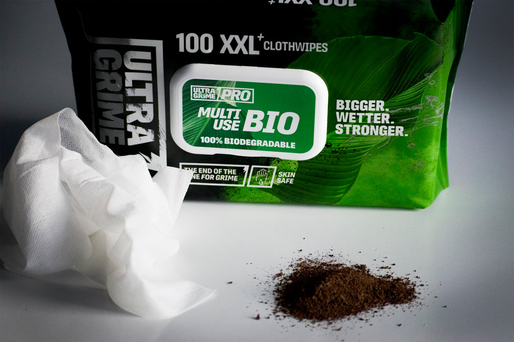 Ultragrime Pro XXL Bio-Degradable Wipes | UniWipe