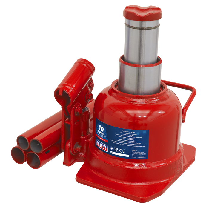 Low Profile Telescopic Bottle Jack 10 Tonne | BJ10LE