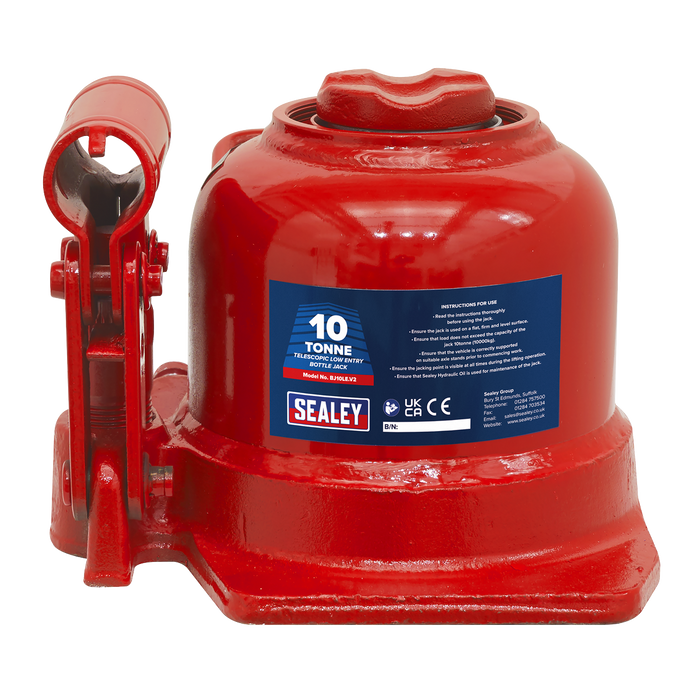 Low Profile Telescopic Bottle Jack 10 Tonne | BJ10LE