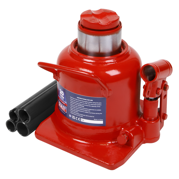 Low Profile Telescopic Bottle Jack 20 Tonne | BJ20LE