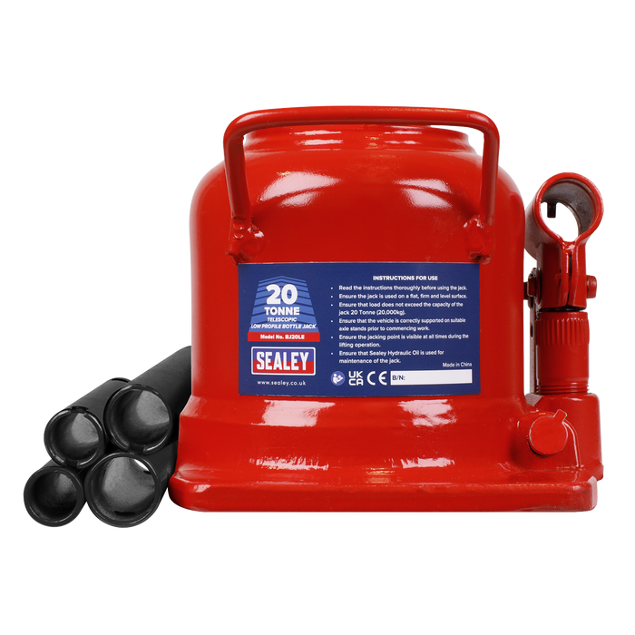 Low Profile Telescopic Bottle Jack 20 Tonne | BJ20LE