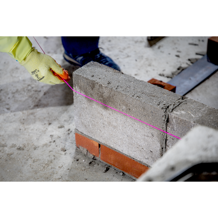 Braided Nylon Brick Line 76m - Pink | BLP1