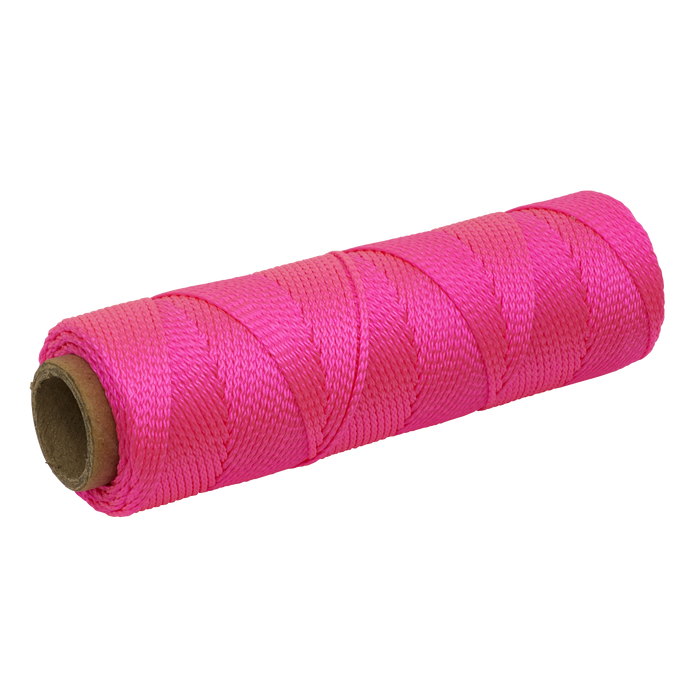 Braided Nylon Brick Line 76m - Pink | BLP1