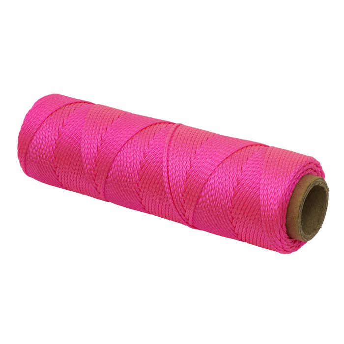 Braided Nylon Brick Line 76m - Pink | BLP1