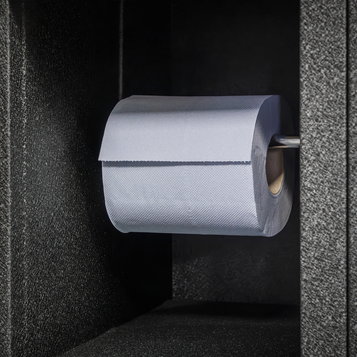 2-Ply Embossed Blue Paper Roll 60m - Pack of 6 | BLU60
