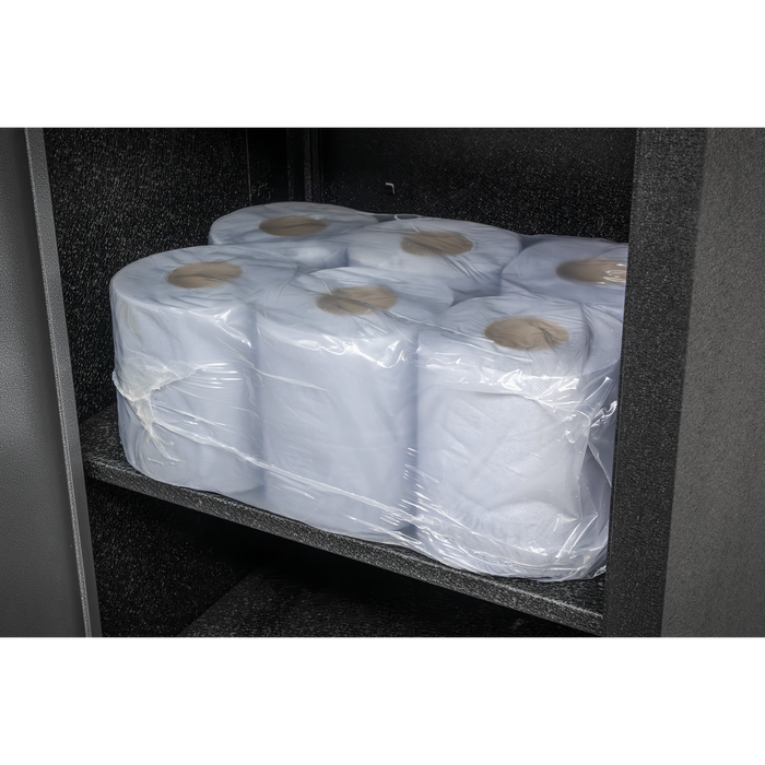 2-Ply Embossed Blue Paper Roll 60m - Pack of 6 | BLU60