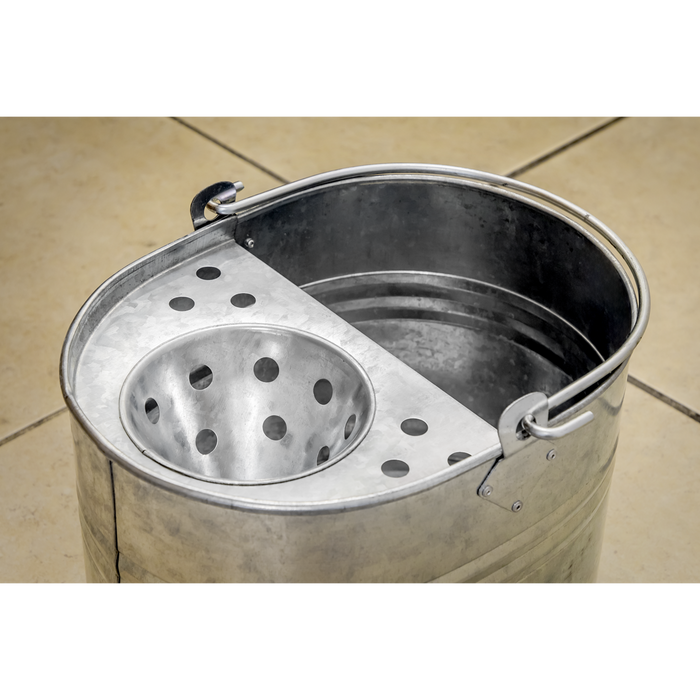 Mop Bucket 13L - Galvanized | BM08