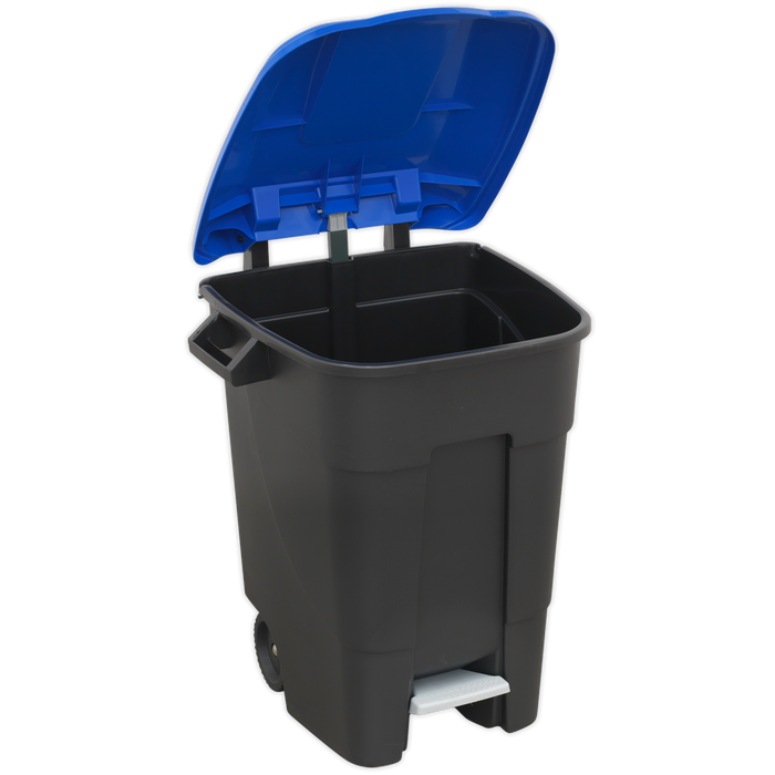 Refuse/Wheelie Bin with Foot Pedal 100L - Blue | BM100PB