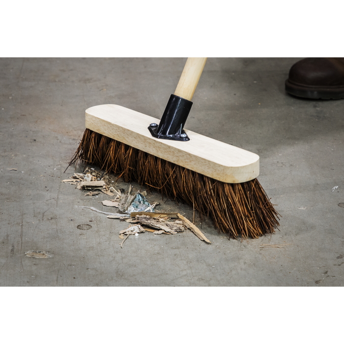 Stiff/Hard Bristle Broom 12"(300mm) | BM12H