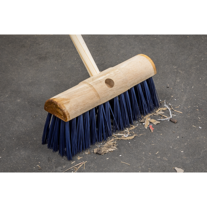 Stiff/Hard Bristle Yard Broom 13"(325mm) | BM13H