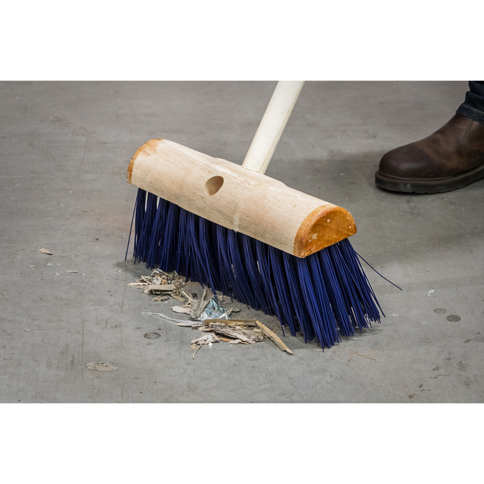 Stiff/Hard Bristle Yard Broom 13"(325mm) | BM13H