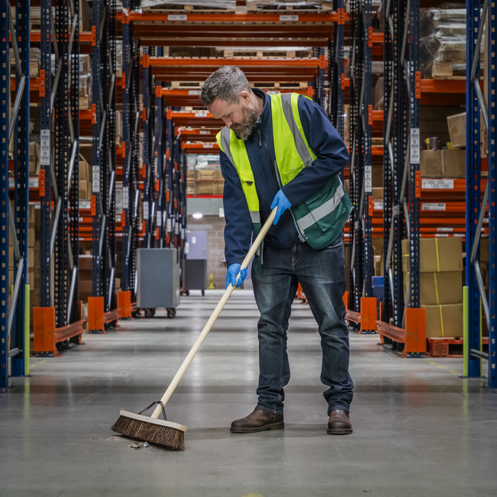 Stiff/Hard Bristle Broom 24"(600mm) | BM24H