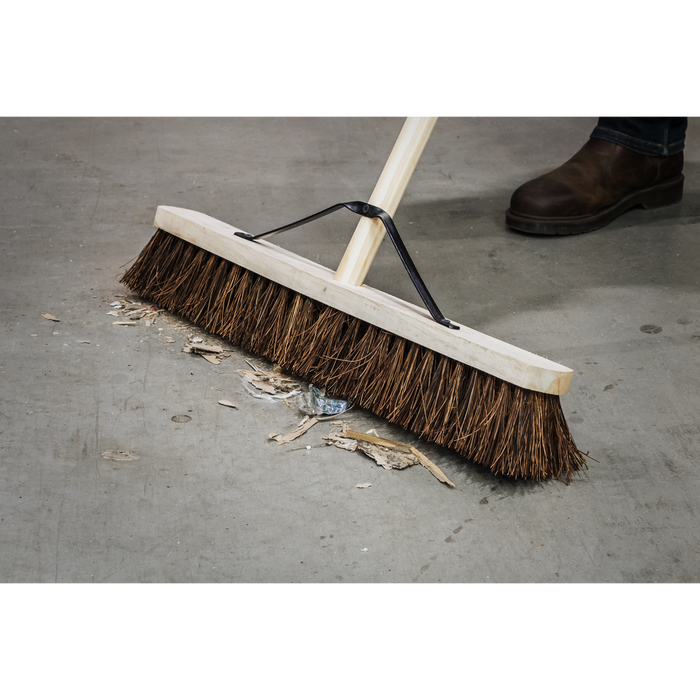 Stiff/Hard Bristle Broom 24"(600mm) | BM24H