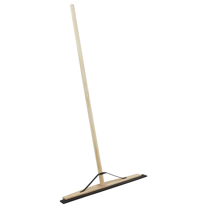 Rubber Floor Squeegee with Wooden Handle 24"(600mm) | BM24RS
