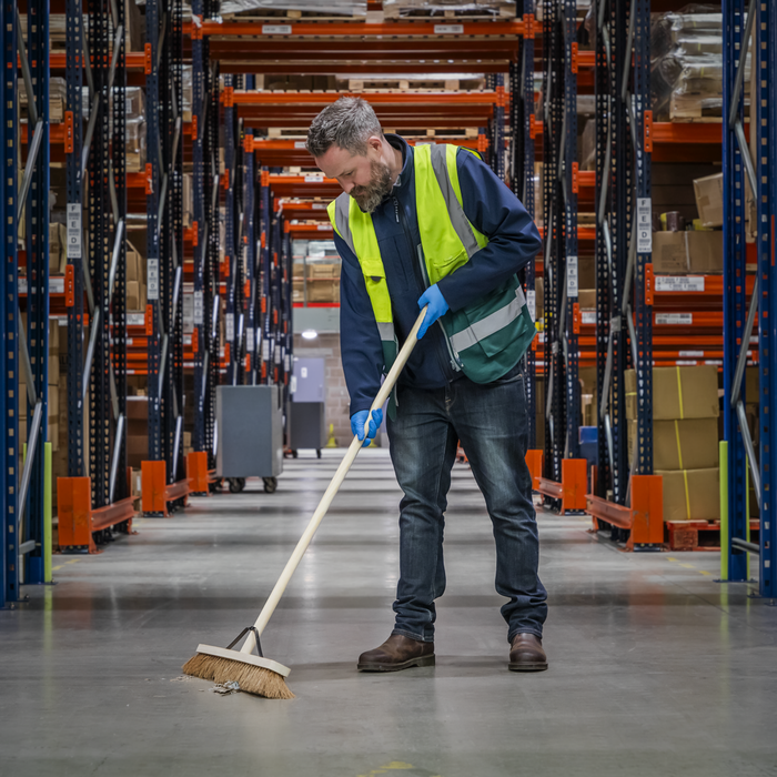 Soft Bristle Broom 24"(600mm) | BM24S