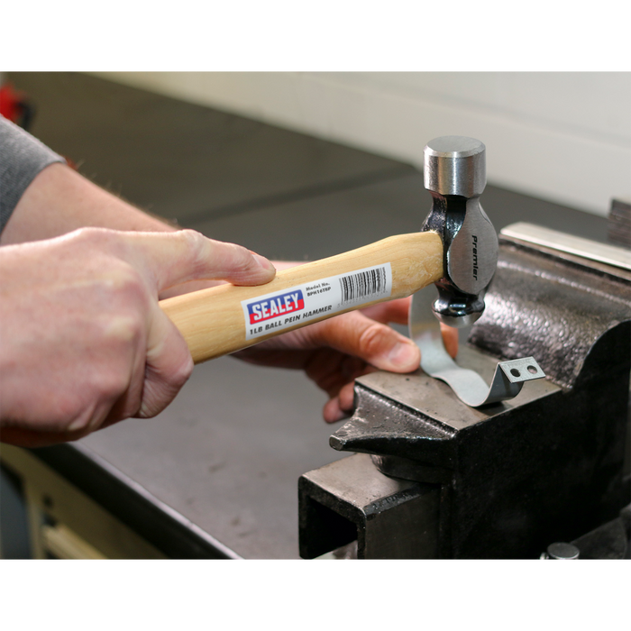 Premier Ball Pein Hammer with Hickory Shaft 1lb | BPH16