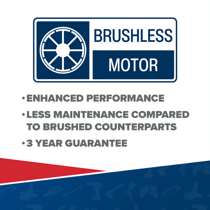 Premier SV20 Series 1/2"Sq Drive Brushless Cordless Impact Wrench Kit 20V 4Ah - 2 Batteries | CP20VIWXKIT