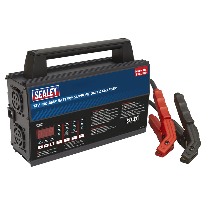 12V Battery Support Unit & Charger 100A | BSCU170