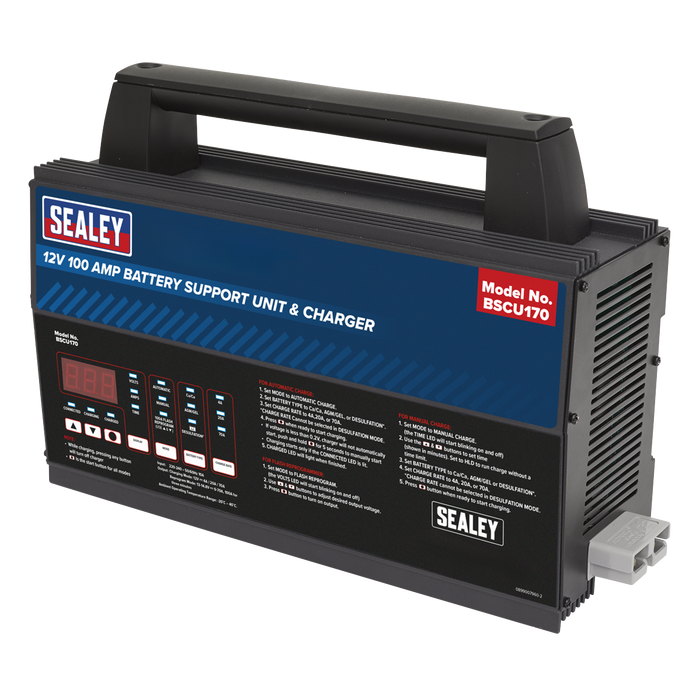 12V Battery Support Unit & Charger 100A | BSCU170