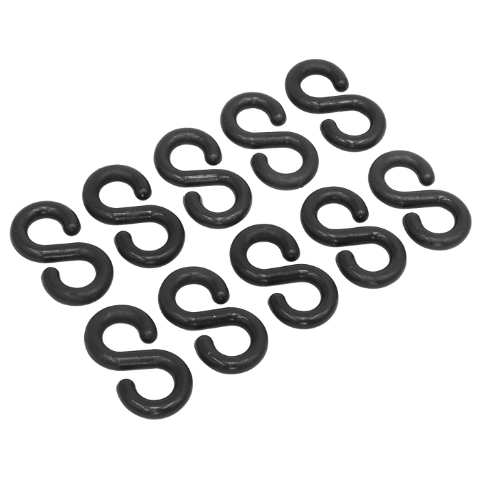 Plastic Chain S-Hook - Pack of 10 | BSH10