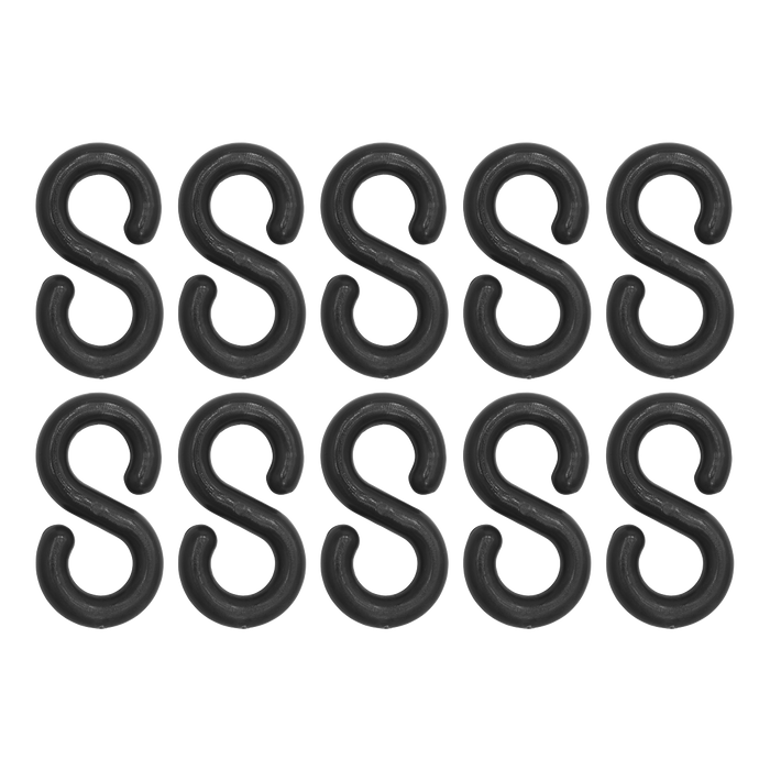 Plastic Chain S-Hook - Pack of 10 | BSH10