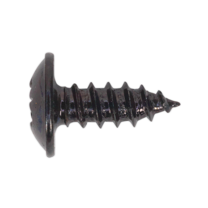 Self-Tapping Pozi Flanged Head Screw 3.5 x 10mm, Black - Pack of 100 | BST3510