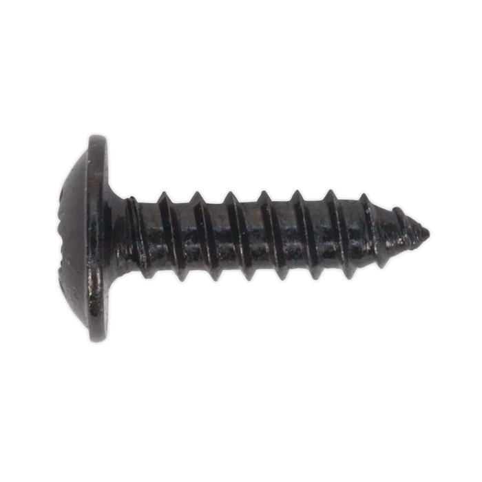 Self-Tapping Pozi Flanged Head Screw 3.5 x 13mm, Black - Pack of 100 | BST3513