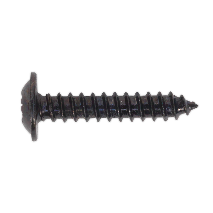 Self-Tapping Pozi Flanged Head Screw 3.5 x 19mm, Black - Pack of 100 | BST3519