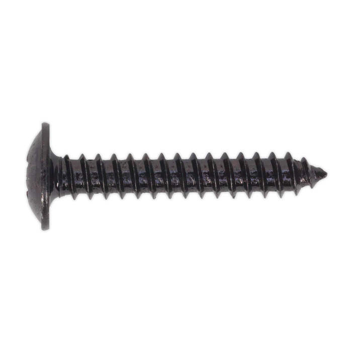 Self-Tapping Pozi Flanged Head Screw 4.2 x 25mm, Black - Pack of 100 | BST4225