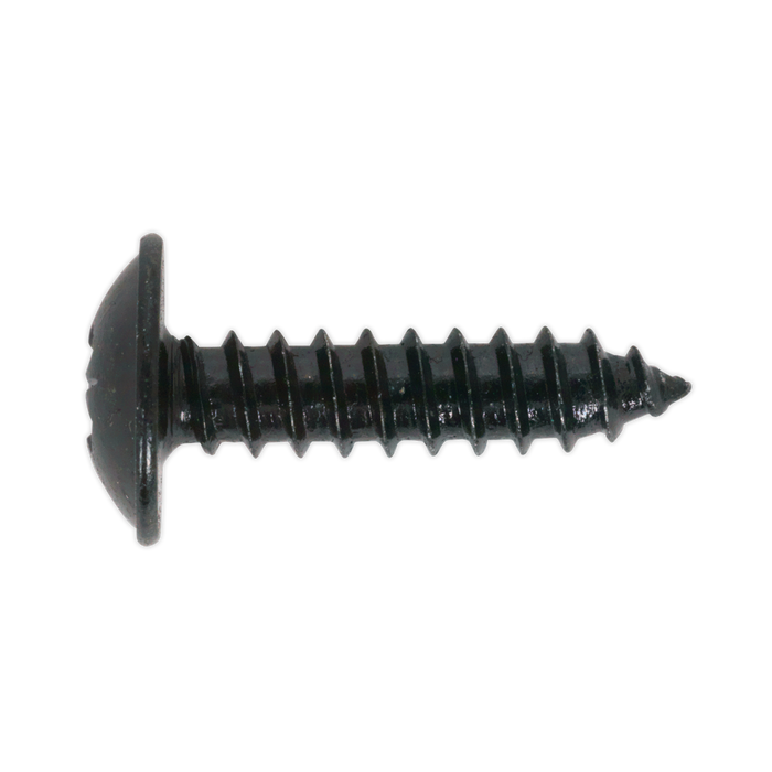 Self-Tapping Pozi Flanged Head Screw 4.8 x 13mm, Black - Pack of 100 | BST4813