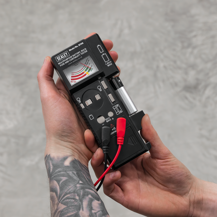 Multipurpose Battery, Bulb, Fuse & Continuity Tester | BT06
