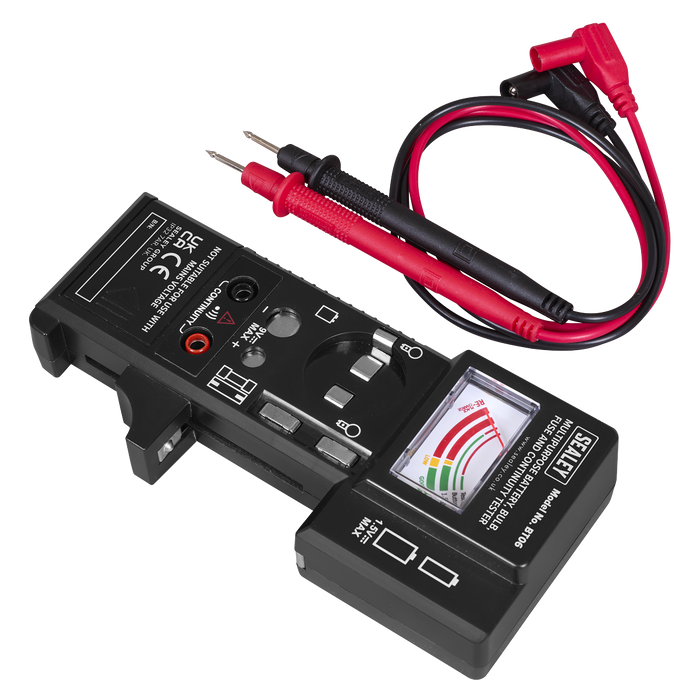 Multipurpose Battery, Bulb, Fuse & Continuity Tester | BT06
