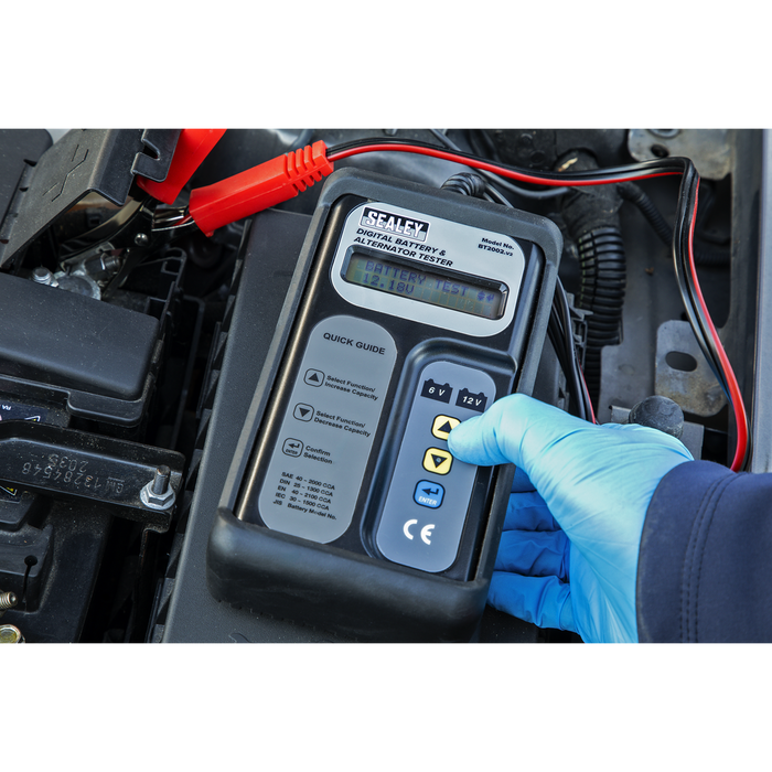 Digital Battery & Alternator Tester 6/12/24V | BT2002
