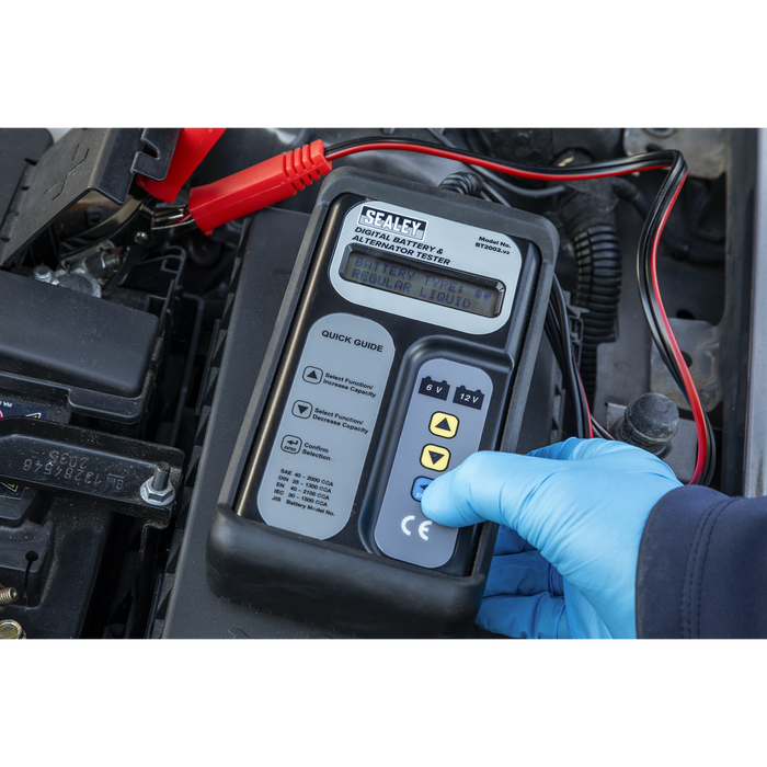 Digital Battery & Alternator Tester 6/12/24V | BT2002