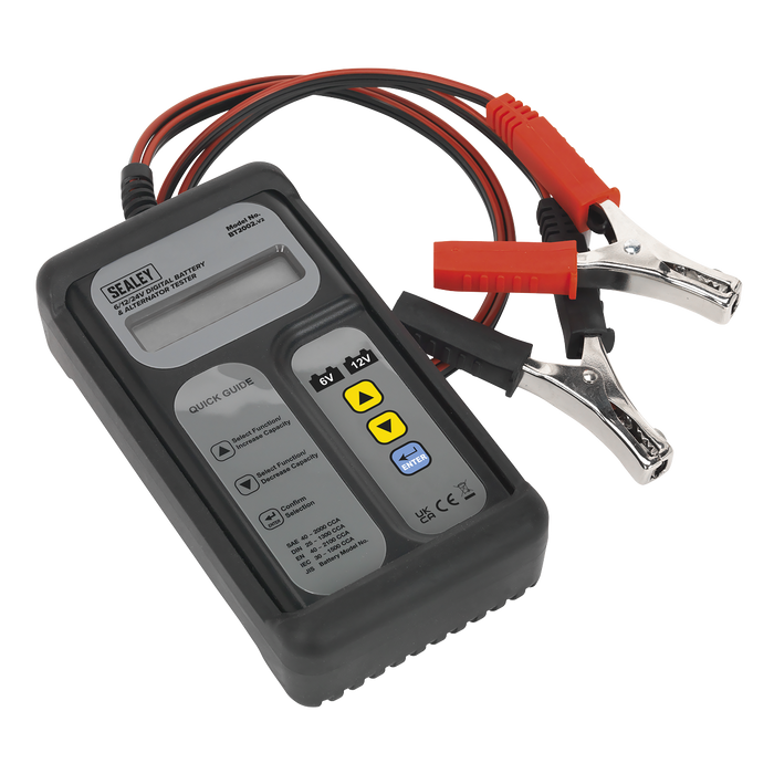 Digital Battery & Alternator Tester 6/12/24V | BT2002