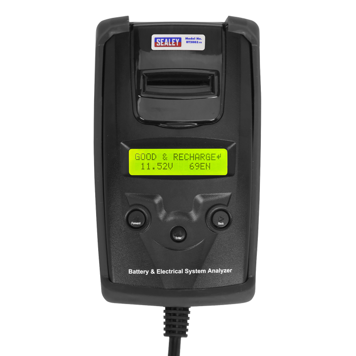 Digital Battery & Alternator Tester with Printer 6/12/24V | BT2003