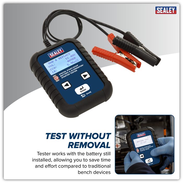 Digital Start/Stop Battery & Alternator/Starter Tester 12/24V | BT2011