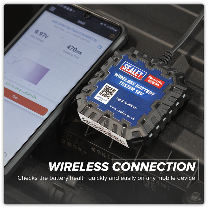 Wireless Battery Tester 12V | BT2030