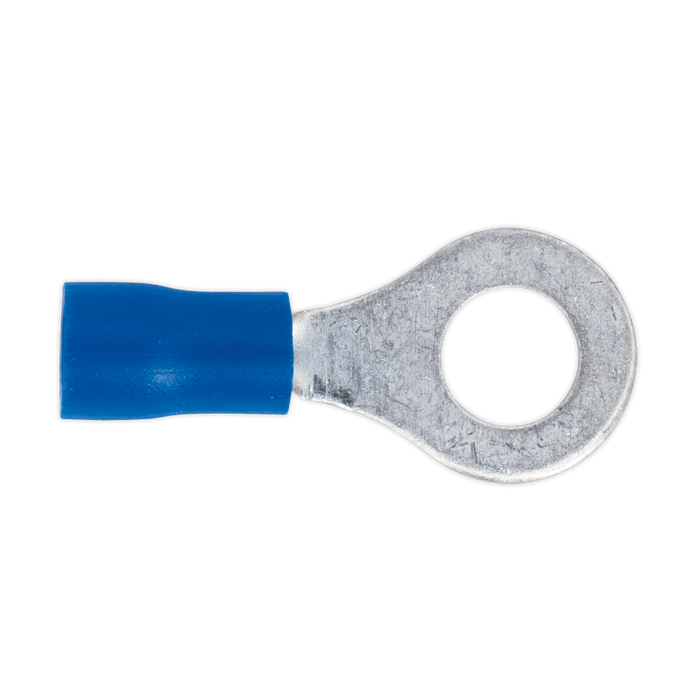Easy-Entry Ring Terminal 6.4mm (1/4"), Blue - Pack of 100 | BT26