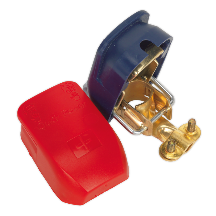 Quick Release Positive-Negative Battery Clamps - Pair | BTQK12
