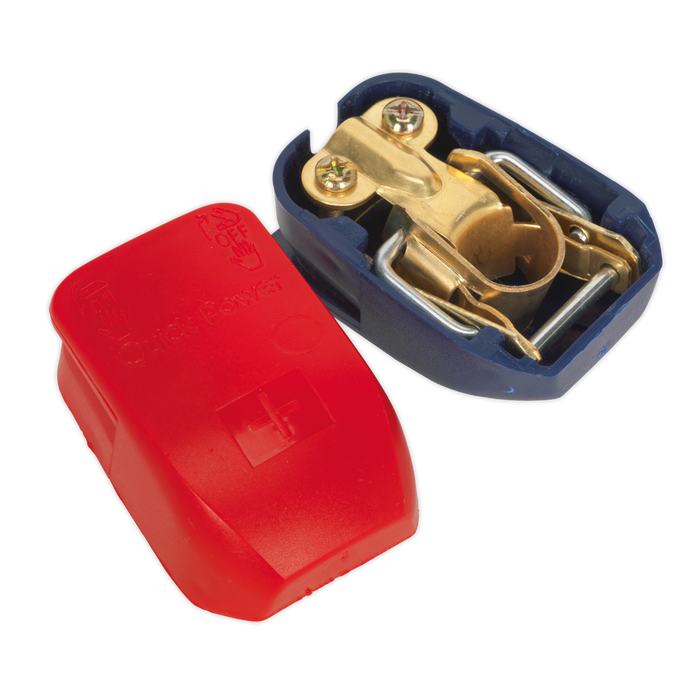 Quick Release Positive-Negative Battery Clamps - Pair | BTQK12